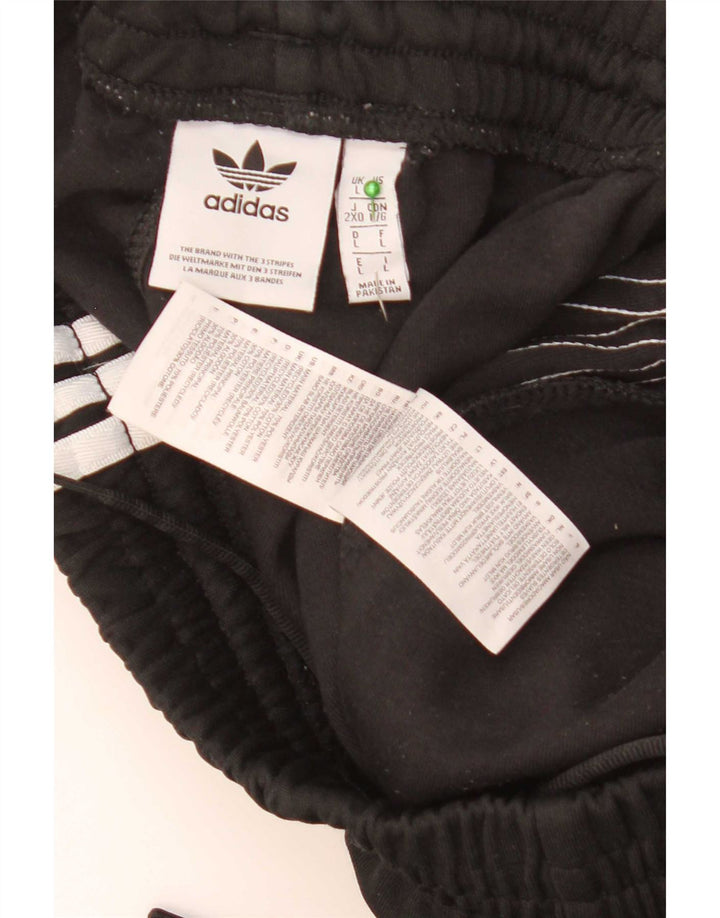 Adidas Mens Treino Calças Joggers Grande Poliéster Preto
