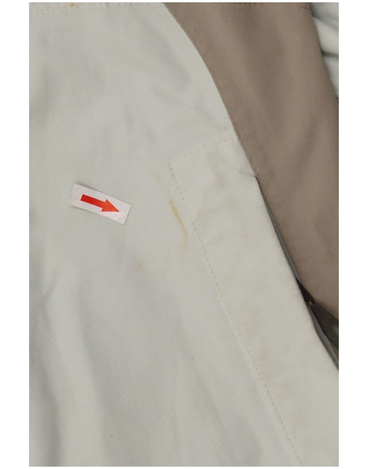 Jaqueta corta-vento feminina DAINESE UK 14 médio off white colorblock