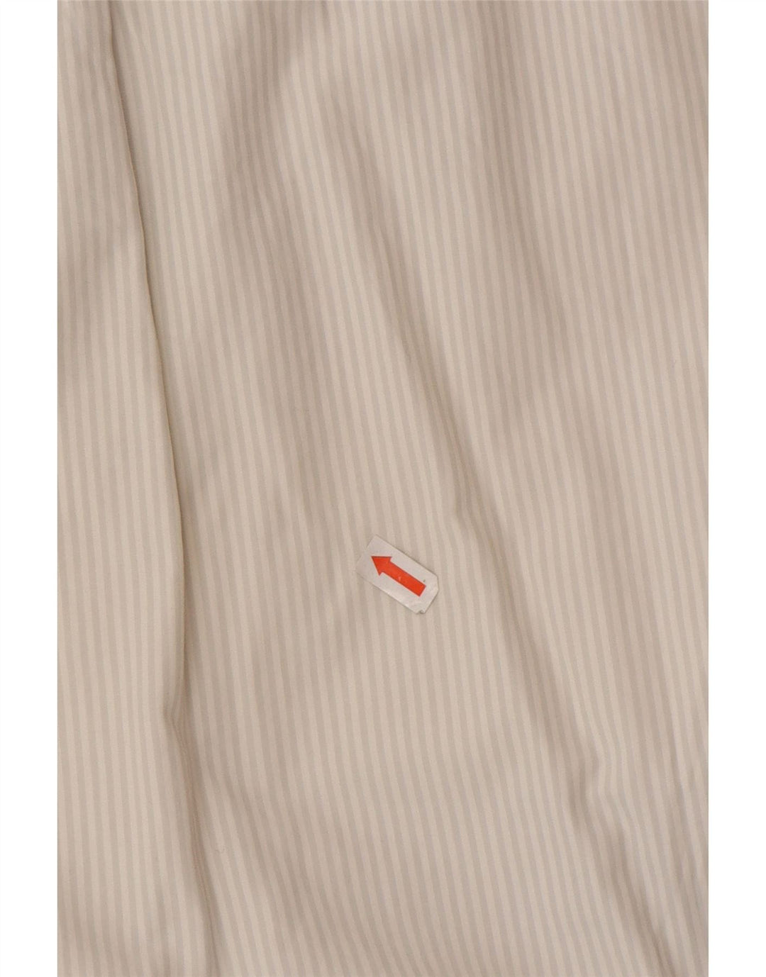 Camisa masculina J. Crew grande algodão listrado branco