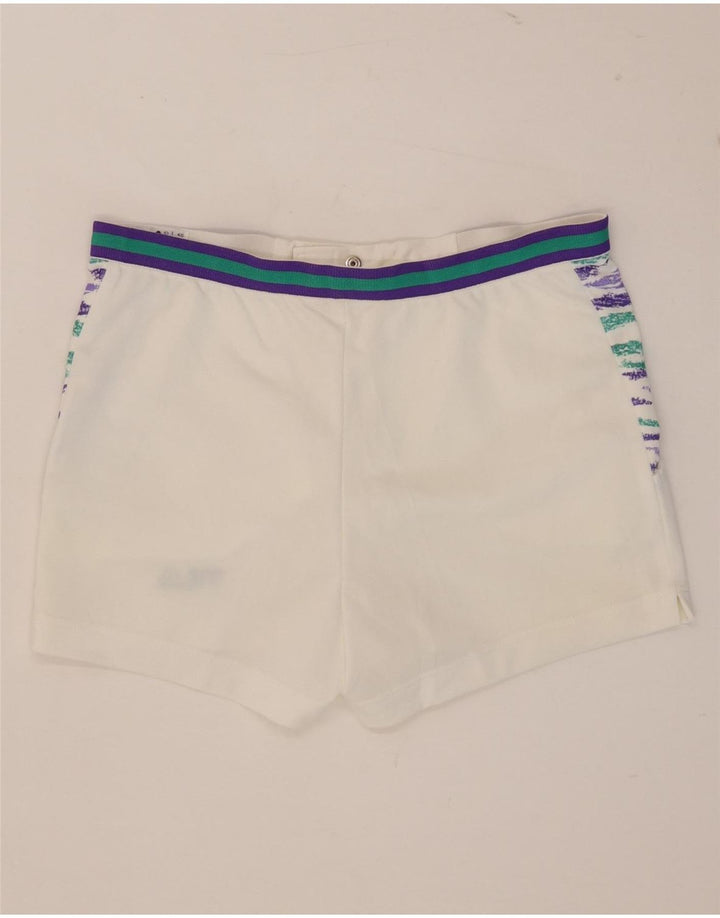 Fila Masculino Casual Shorts IT 48 Médio W32 Poliéster Listrado Branco