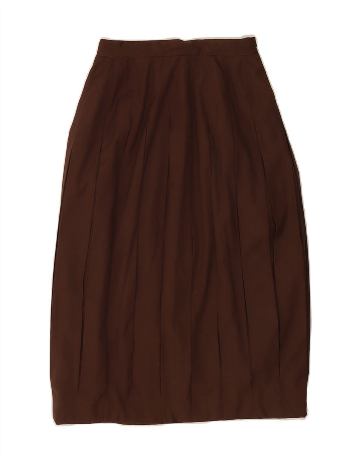 VINTAGE Womens Pencil Skirt W22 2XS Brown Vintage Vintage and Second-Hand Vintage from Messina Hembry 