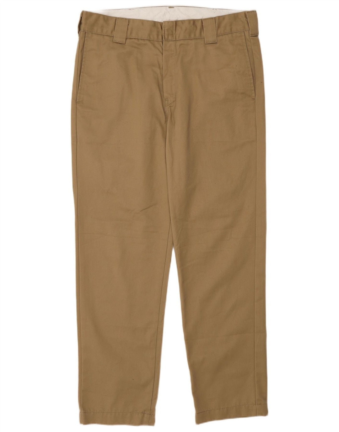 Carhartt Mens Slim Chino Calças W32 L30 Poliéster Bege