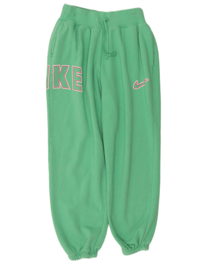 Nike Womens Graphic Oversized Full Tracksuit UK 14 Médio Algodão Verde