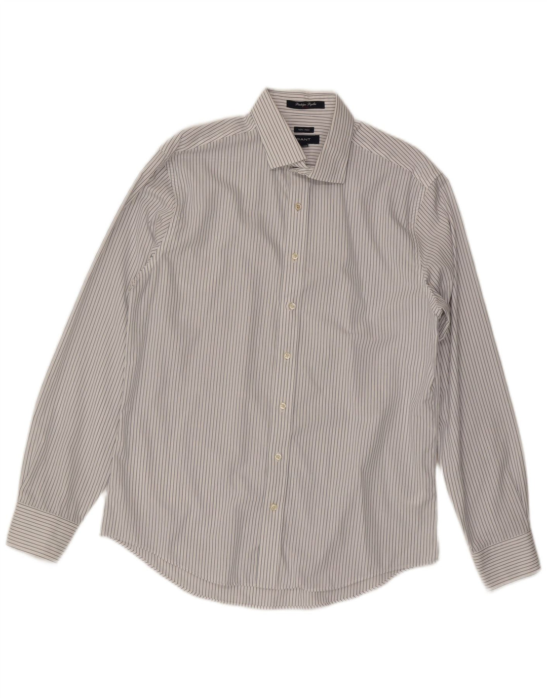 Camisa Gant masculina NON - IRON XL algodão listrado branco