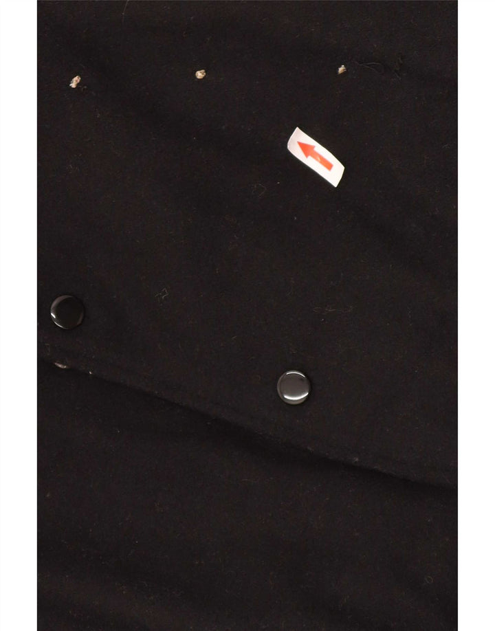 Franklin Marshall Mens Varsity Jacket UK 38 Medium Black Colourblock