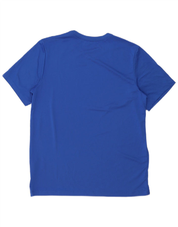 Camiseta Nike Masculina Dri Fit Top Grande Azul Poliéster
