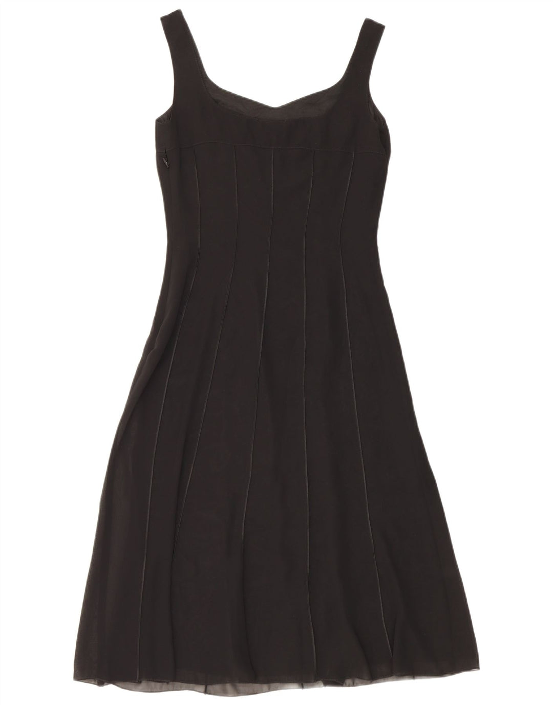 Vestido feminino Dream sem mangas para noite em linha A Reino Unido 8 pequeno poliéster preto