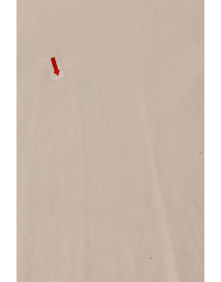 Camiseta masculina COS grande algodão branco