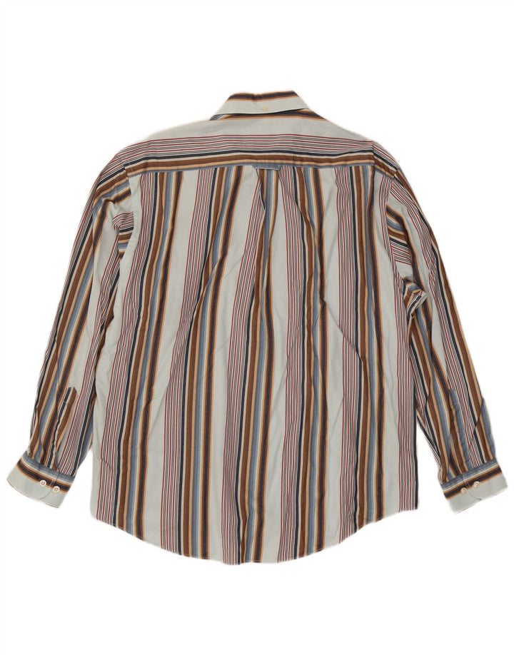 Camisa masculina McGregor grande algodão listrado multicolorido