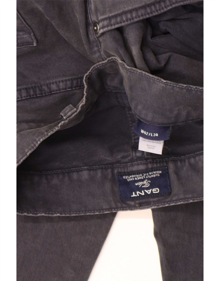 Jeans retos masculinos Gant W42 L28 algodão azul marinho