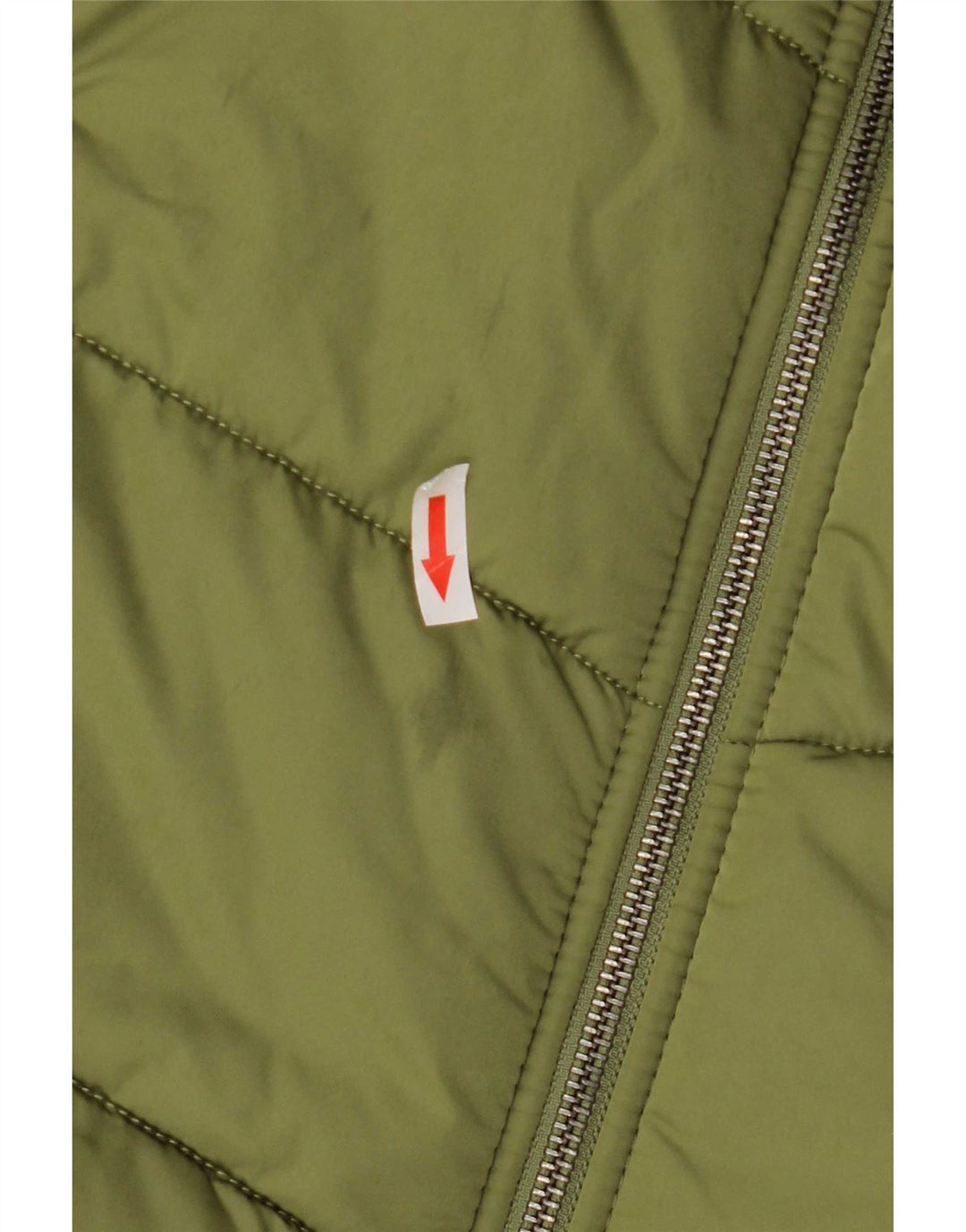 Casaco acolchoado com capuz feminino Vans UK 16 grande verde