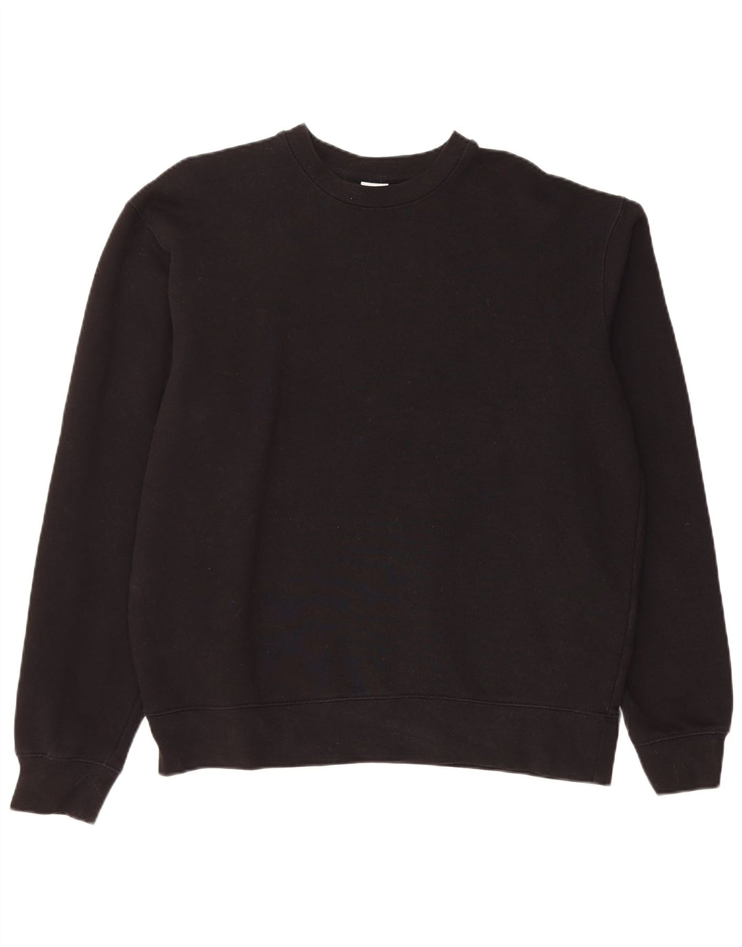 Zara Moletom Masculino Jumper Médio Algodão Preto