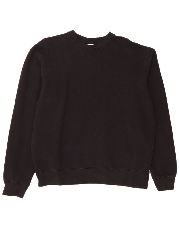 Zara Moletom Masculino Jumper Médio Algodão Preto