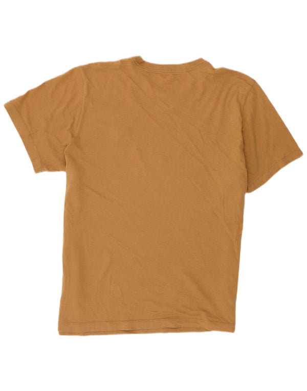 Nike Mens Camiseta Top Médio Algodão Bege