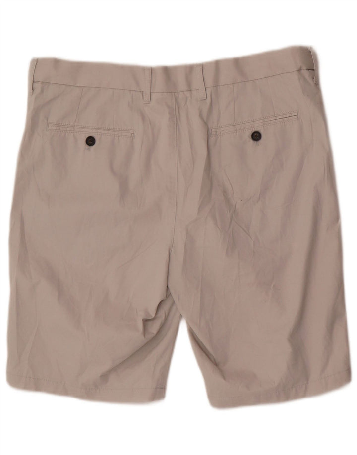 Shorts Chino masculino Marks & Spencer W36 grande algodão cinza