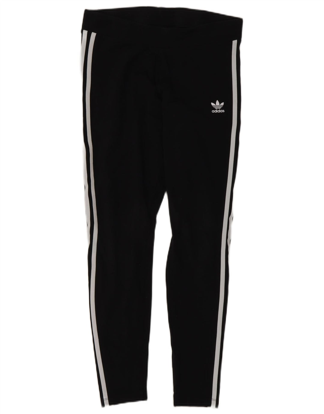 Leggings Adidas Femininas UK 14 Médio Algodão Preto
