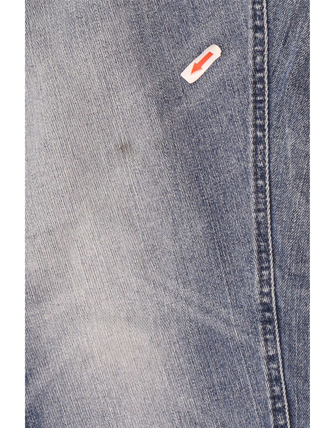 Lee Mens Daren Straight Jeans W34 L34 Azul Algodão