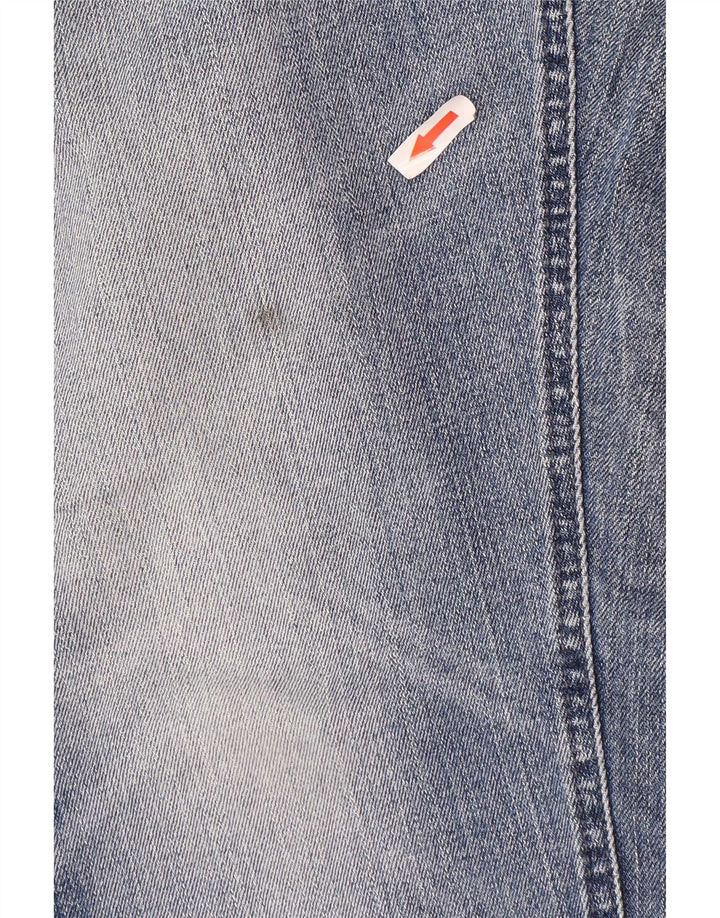 Lee Mens Daren Straight Jeans W34 L34 Azul Algodão