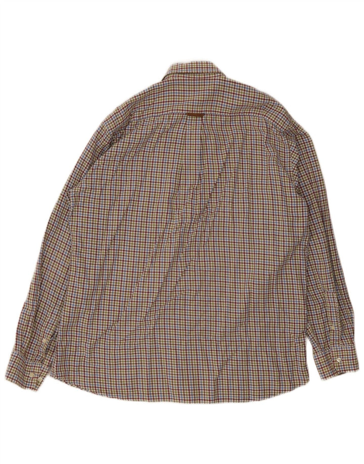 Camisa masculina de flanela Barbour XL multicolorida guingão