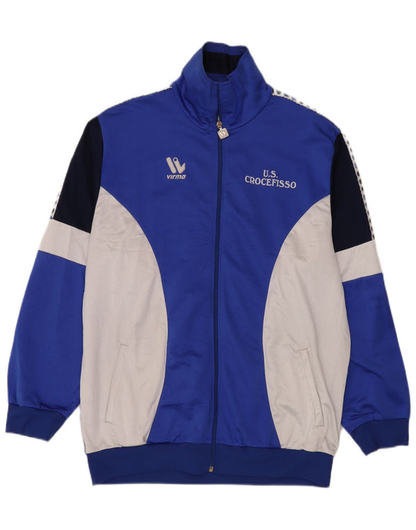 Virma Mens US Crocefisso Treino Top Jaqueta 2XL Azul Colourblock Sports