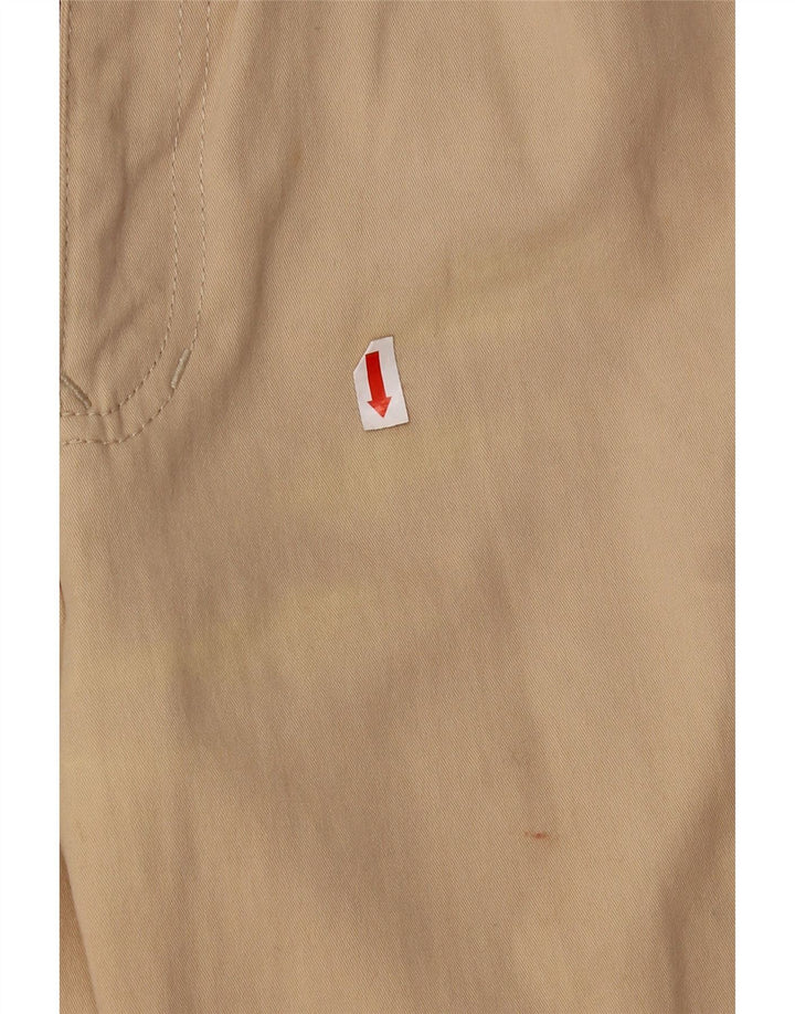 ROCCOBAROCCO Womens Tapered Casual Trousers W29 L30 Beige Cotton Vintage Roccobarocco and Second-Hand Roccobarocco from Messina Hembry 