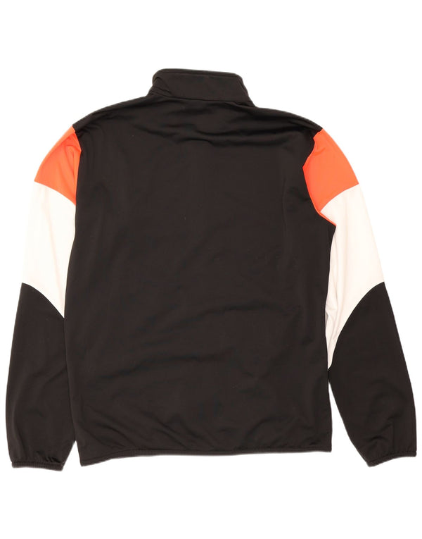 Puma Mens Treino Top Jaqueta Grande Poliéster Colorblock Preto