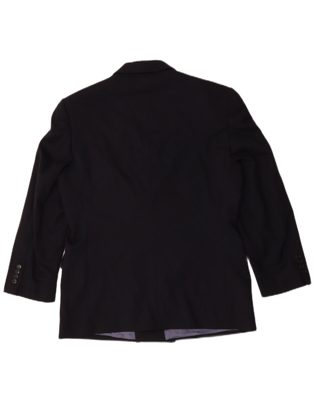 Jaqueta blazer masculina Marks & Spencer com peito duplo Reino Unido 40 médio azul marinho