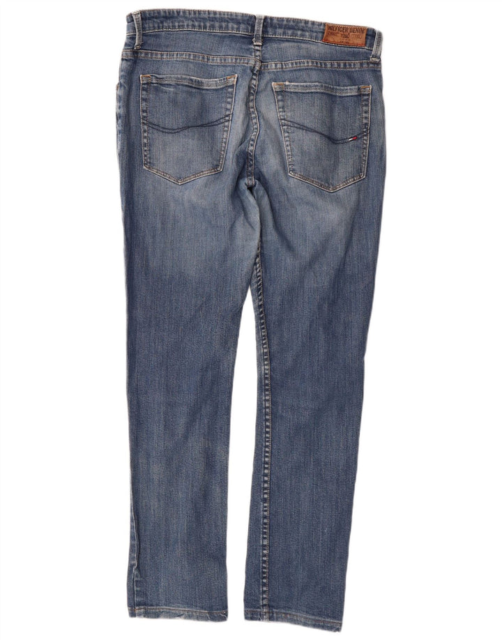 Jeans slim feminino TOMMY HILFIGER W33 L34 azul algodão