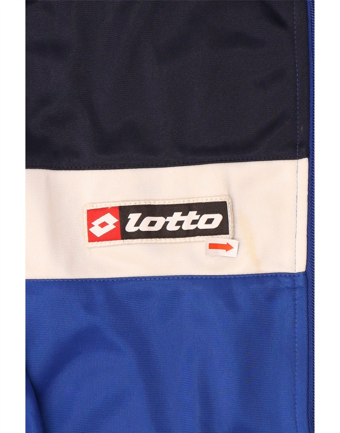 Lotto Mens Treino Top Jacket XL Azul Colorblock Poliéster