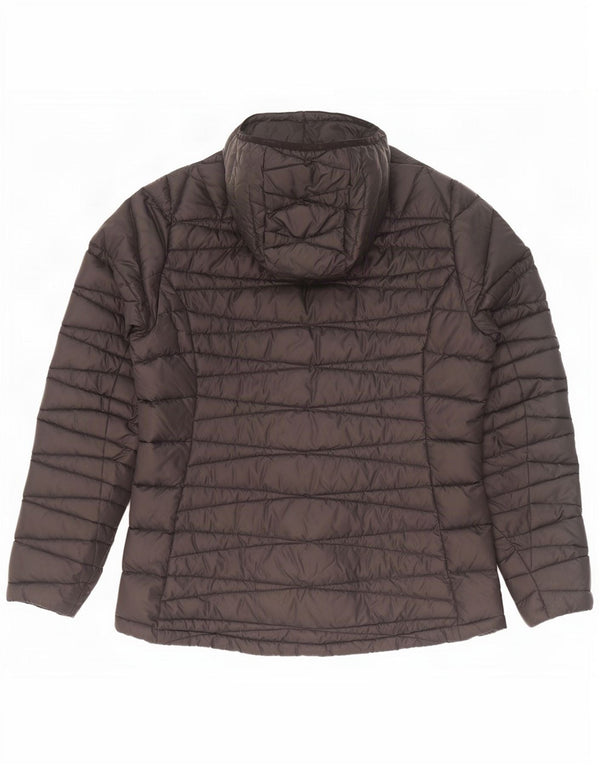 Jaqueta acolchoada com capuz feminina Mammut UK 16 grande preta
