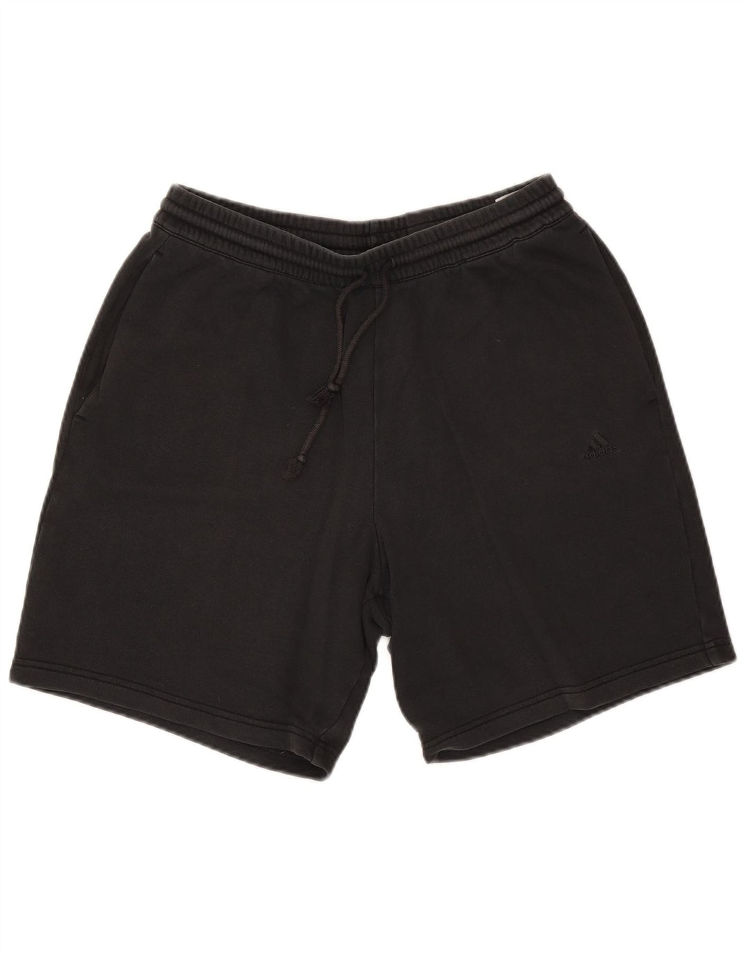 Adidas Mens Sport Shorts Grande Algodão Preto