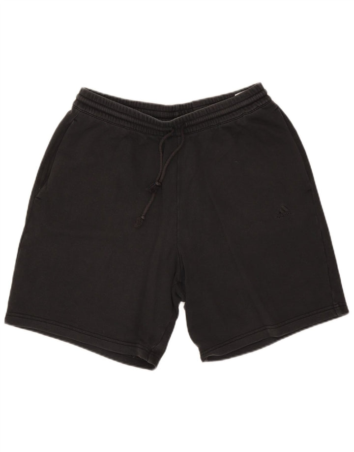 Adidas Mens Sport Shorts Grande Algodão Preto