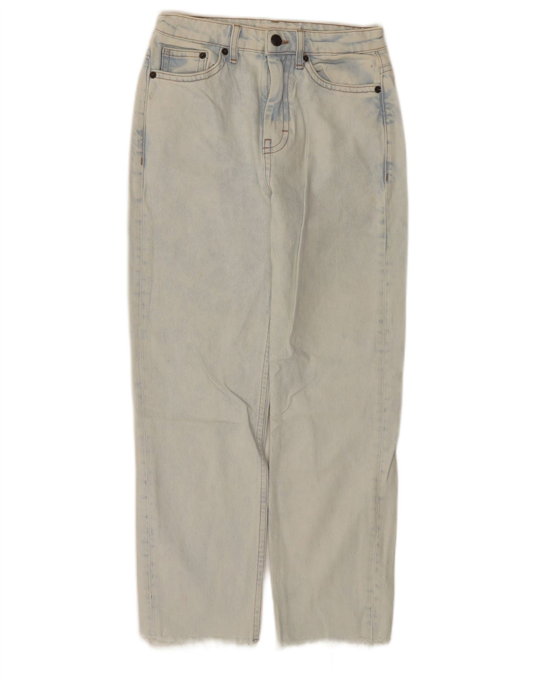 Jeans retos femininos Topshop W25 L25 algodão azul