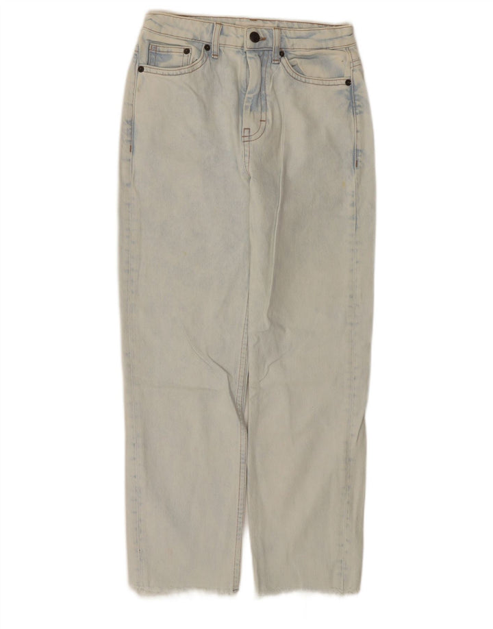 Jeans retos femininos Topshop W25 L25 algodão azul