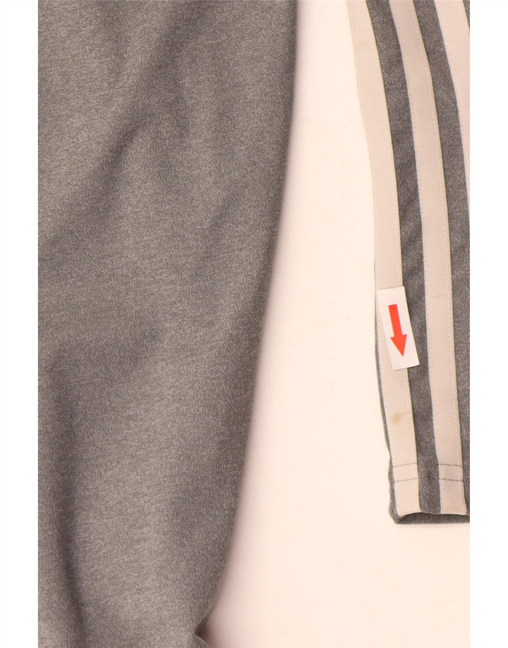 Leggings Adidas Climalite Feminina UK 12/14 Cinza Médio Poliéster