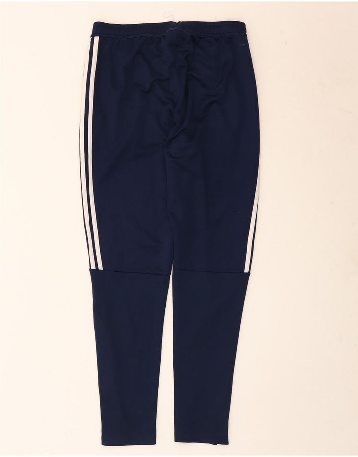 Calça de treino masculina Adidas médio azul marinho poliéster