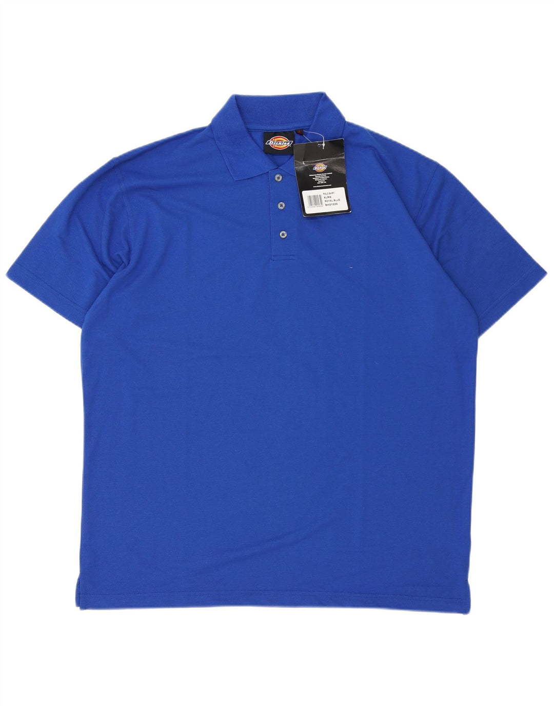 Camisa polo masculina Dickies XL azul poliéster