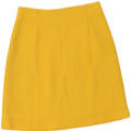 Saia feminina vintage linha A IT 42 médio W28 poliamida amarela