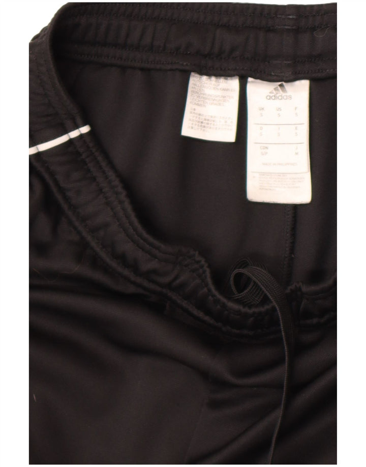 Adidas Mens Treino Calças Smal Preto Poliéster Esportes