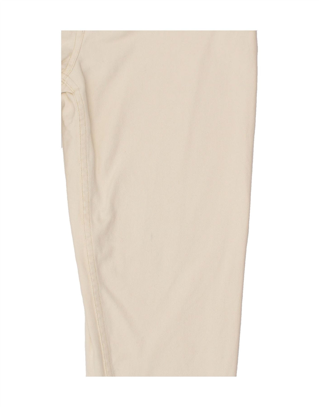 C&A Womens Tapered Jeans IT 40 Small W26 L28 Off White Cotton Vintage C&A and Second-Hand C&A from Messina Hembry 