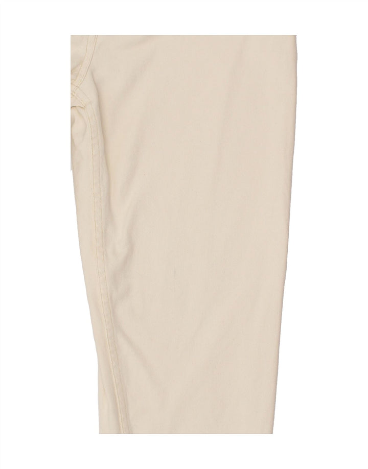 C&A Womens Tapered Jeans IT 40 Small W26 L28 Off White Cotton Vintage C&A and Second-Hand C&A from Messina Hembry 