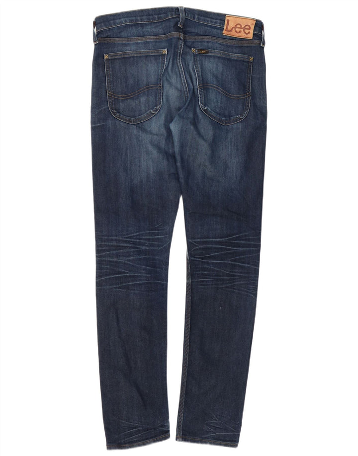 LEE Masculino Luke Slim Jeans W32 L32 Azul Algodão