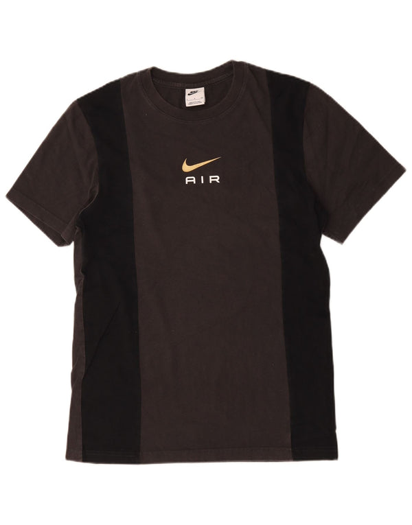 Camiseta masculina Nike Air Top pequeno bloco colorido marrom