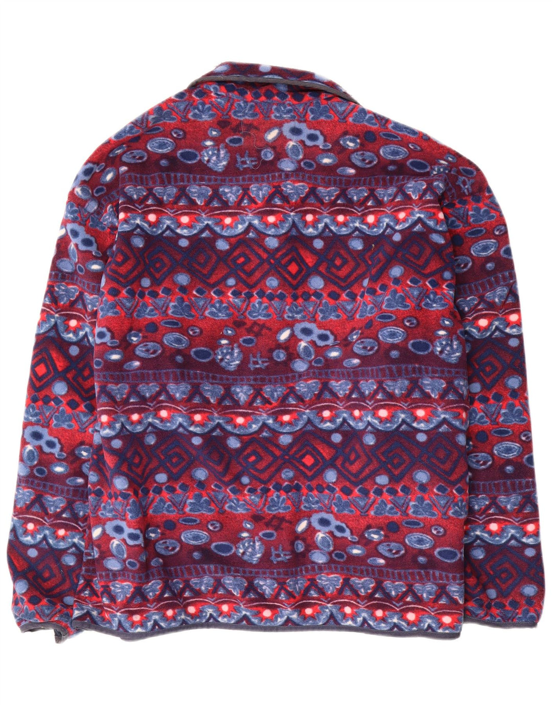 Jaqueta de lã masculina DIADORA UK 40 grande poliéster geométrico azul marinho