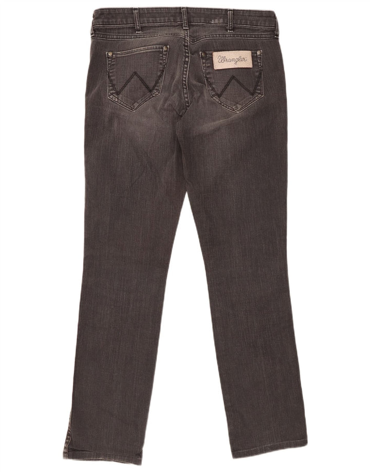 Calça jeans feminina WRANGLER Lia Slim W30 L31 algodão cinza