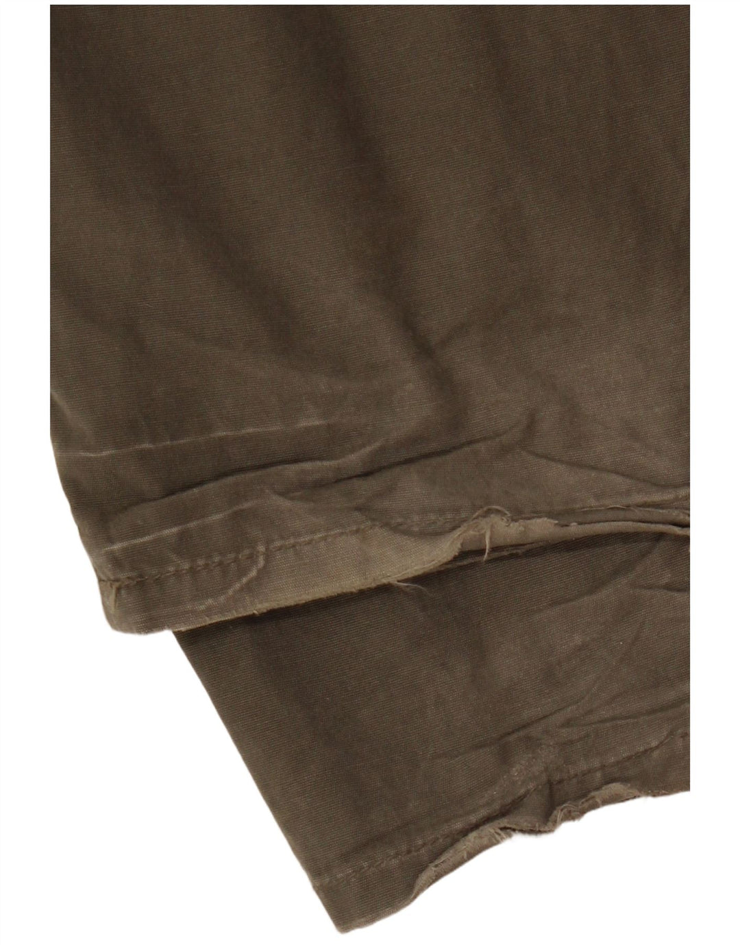Calça cargo feminina G-STAR 3301 reta W33 L32 algodão cáqui