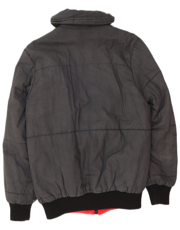 Jaqueta reversível feminina POP 84 IT 42 poliéster colorblock preto médio