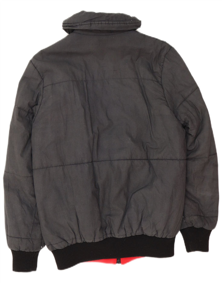 Jaqueta reversível feminina POP 84 IT 42 poliéster colorblock preto médio