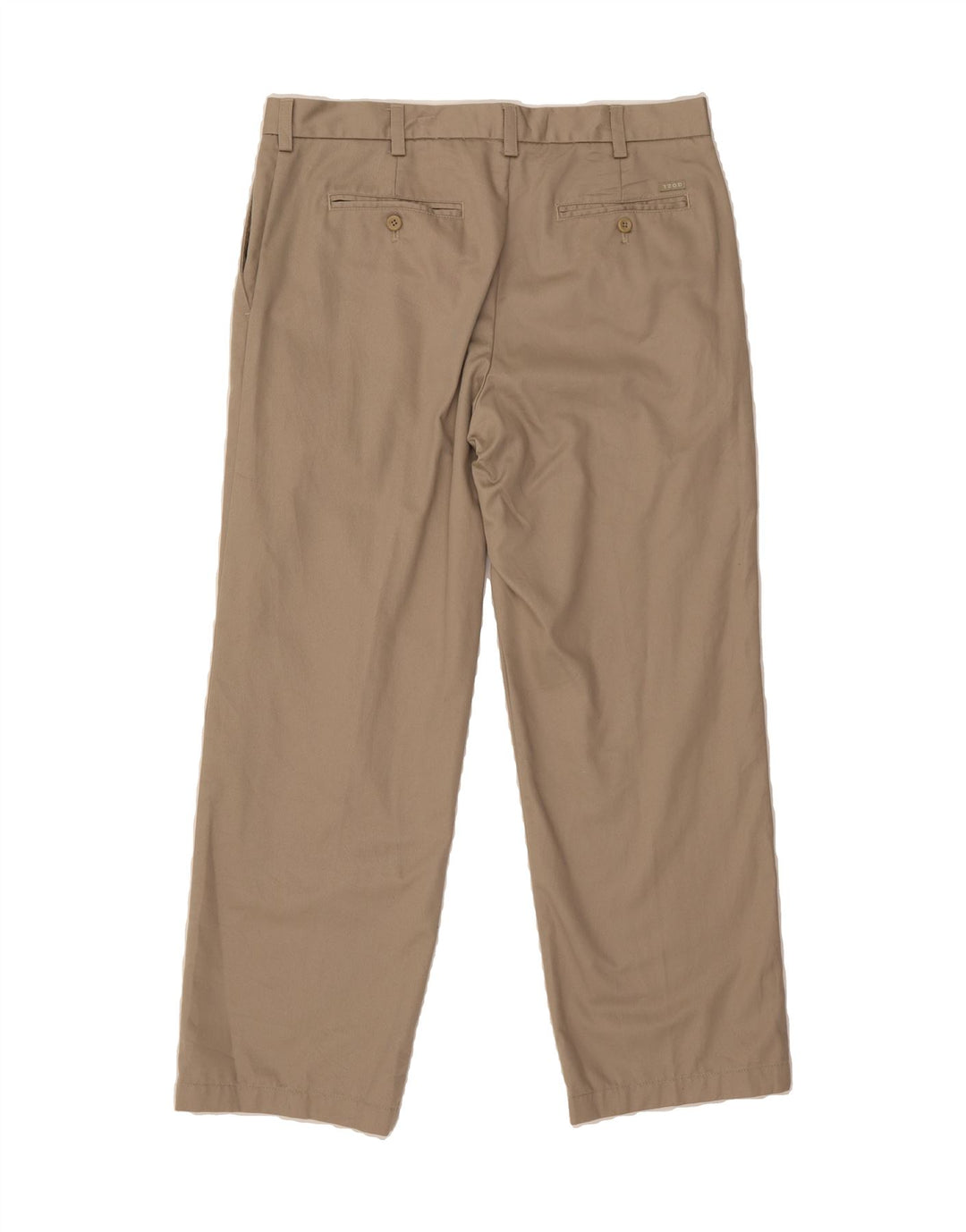 IZOD Mens Straight Chino Trousers W36 L30 Beige Cotton Vintage Izod and Second-Hand Izod from Messina Hembry 