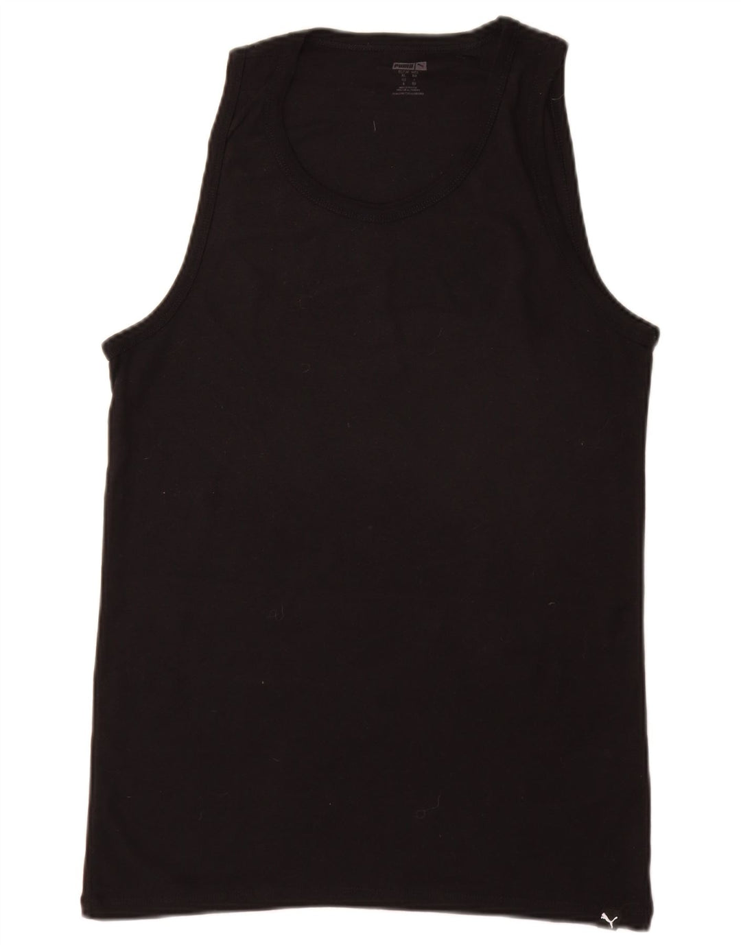 Puma Mens Colete Top XL Algodão Preto